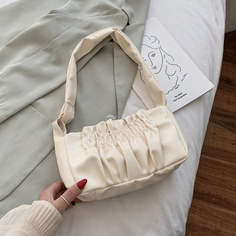 IELGY Cloud bag female joker underarm bag soft shoulder bag handbag