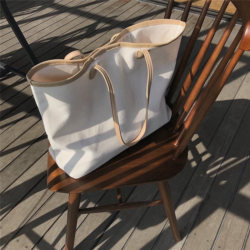 IELGY canvas bag tote bag large  Canvas Handbags