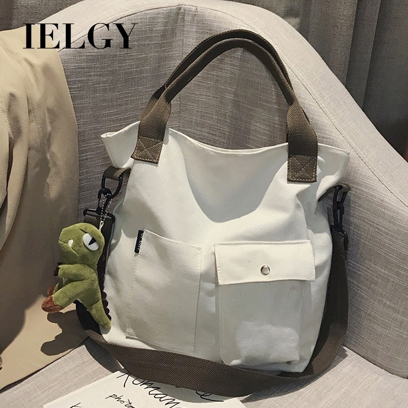 IELGY Korean students' hand tote bag in class  carry tote bags, shoulder messenger bags, trendy
