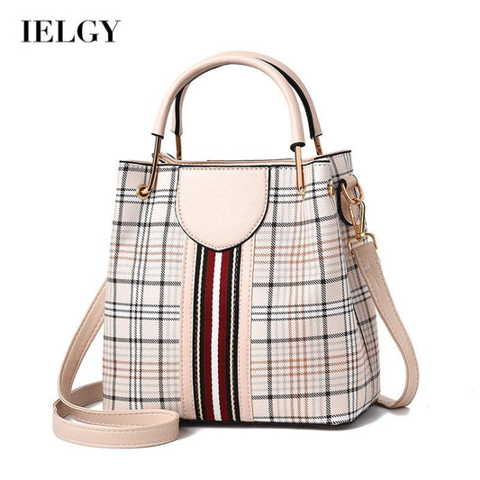 IELGY Women's bag all-matching simple Korean style bucket bag portable one shoulder casual trendy Crossbody