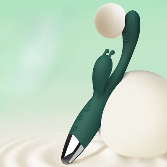 YOUTHAV New rabbit vibrator strong shock instant orgasm double vibrator female fun toys AV stick adult products
