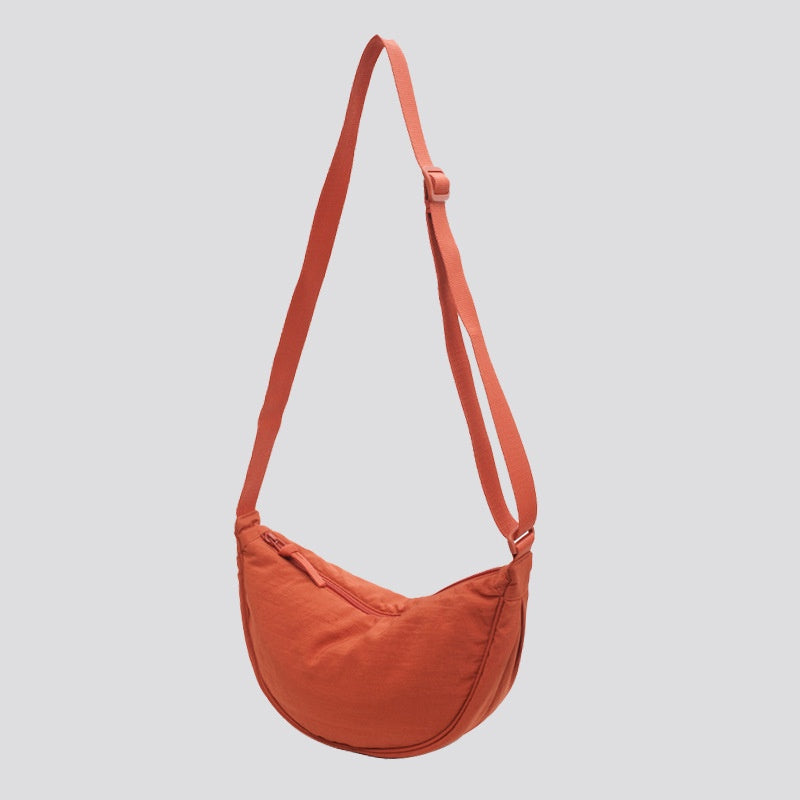 IELGY women's versatile adjustable messenger nylon dumpling Zipper bag