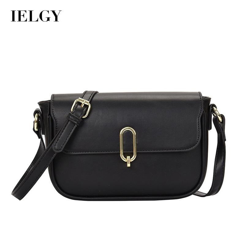 IELGY solid color female bag messenger bag shoulder bag fashion handbag