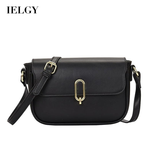 IELGY solid color female bag messenger bag shoulder bag fashion handbag