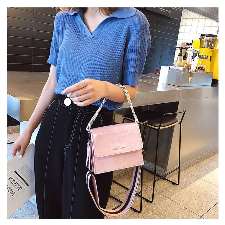 IELGY chain handbag crocodile shoulder diagonal bag