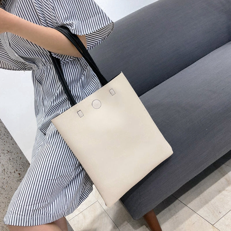 IELGY  Tote bag student 100 lap simple large capacity single shoulder handbag tide