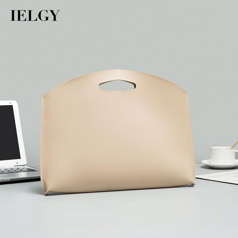 IELGY women's waterproof pu leather laptop bag