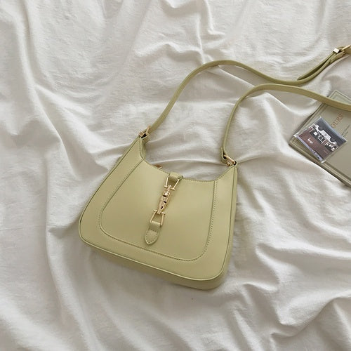 IELGY Horizontal square tide fashion underarm bag with high-grade western style hand-held