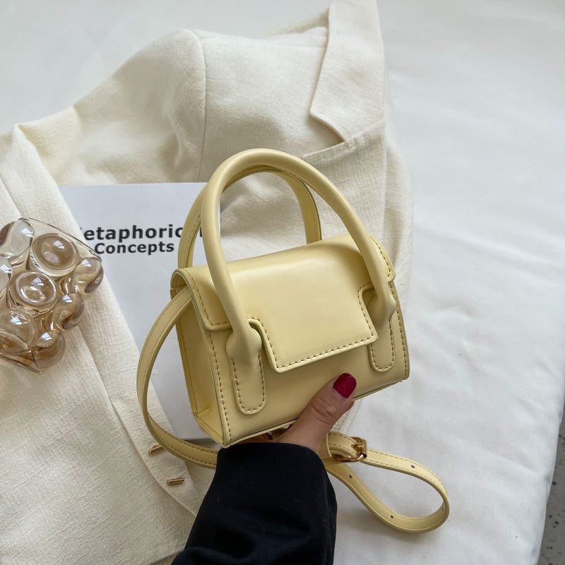 IELGY Fashion Simple Versatile Crossbody One Shoulder Handheld Small Square Bag Women