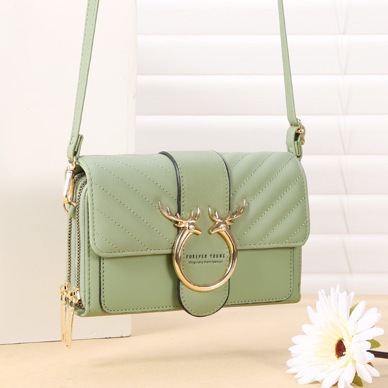 IELGY elegant simple summer texture fashion ladies multi-color optional wallet