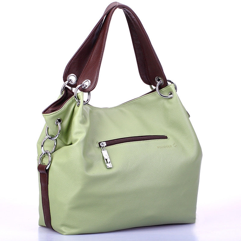 IELGY Stitching female bag Korean female shoulder bag