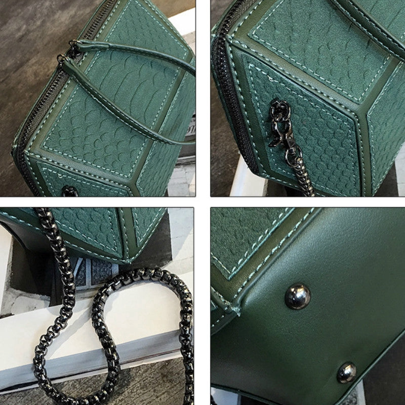 IELGY Chain bag handbags fashion Korean version of the rhombus wild Messenger bag girl bag mini