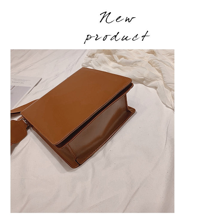 Retro handbag Korean version of the simple handbag ins shoulder Messenger bag
