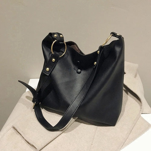 IELGY  Handbag ulzzang women's bag single shoulder high-capacity high-sense kit