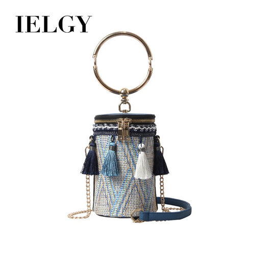 IELGY handbag shoulder bag Fringed woven