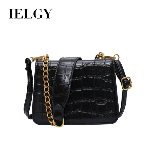 IELGY Crocodile pattern and all-around fashion One Shoulder Messenger Bag