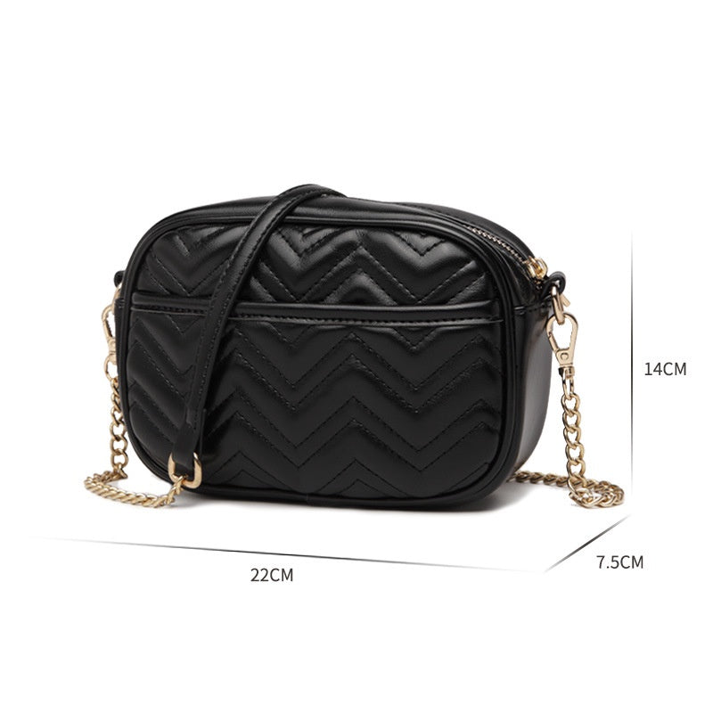 IELGY Fashion shoulder messenger shoulder bag large capacity simple wild mobile phone bag