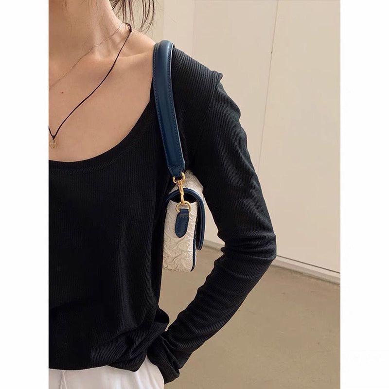 IELGY transfer beads fashion one-shoulder women's bag color matching comfortable fabric