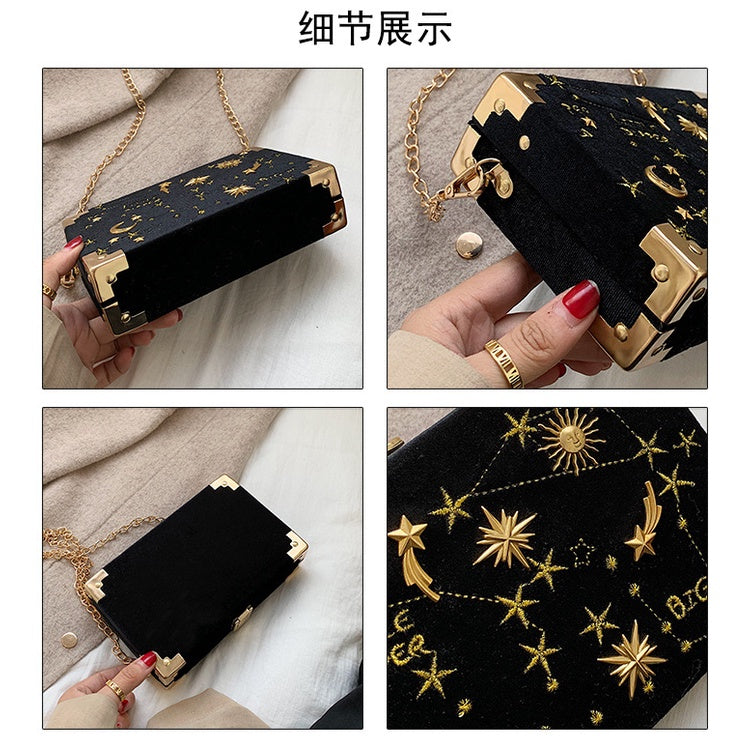 New retro box package shoulder diagonal package