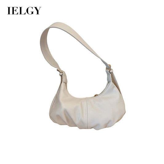 IELGY Underarms All-match PU Diagonal Clouds Tide Fashion Black Korean version Women's bag