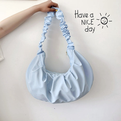 IELGY Cloud bag female fold bag OL commuter wild armpit bag soft face shoulder bag handbag