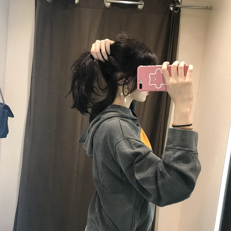 IELGY Women's Grey Hoodie