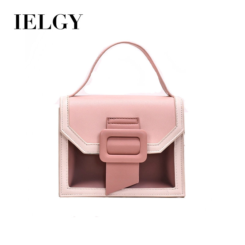 IELGY  Women's bag macaron transparent fruit bag one shoulder slung handbag