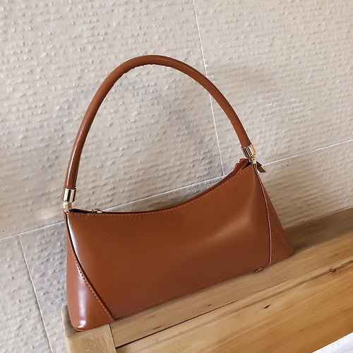 IELGY  Textured bag girl 2020 spring/summer new small commuter hundred with a solid color law stick under the bag one-shoulder handbag tide