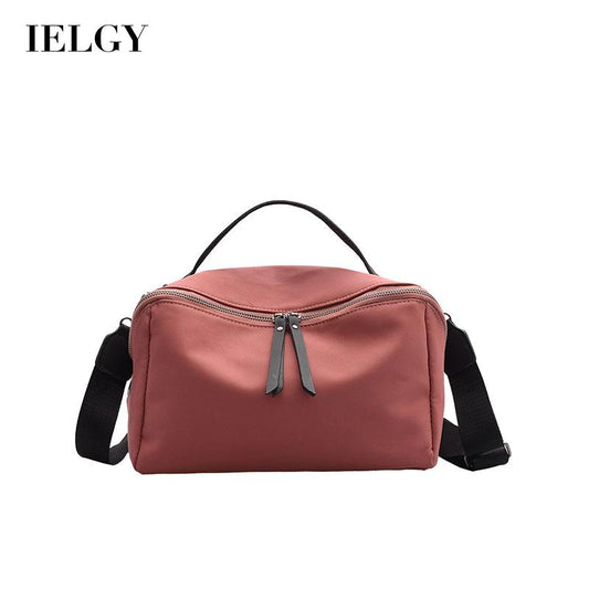 IELGY Women's bag waterproof canvas casual nylon versatile black simple portable fashionable