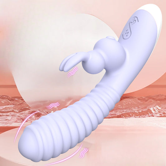 YOUTHAV Rabbit double vibrator frequency conversion vibrator female massage stick instant masturbation device adult toy sex toys