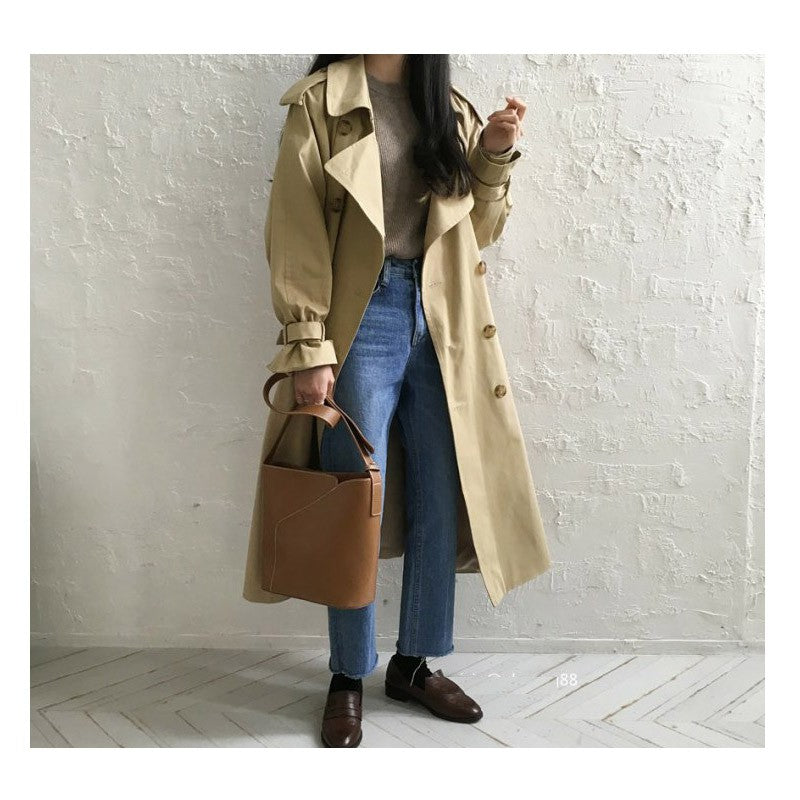 IELGY Bucket bag retro mosaic buckle hand shoulder bag