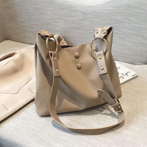 IELGY  Handbag ulzzang women's bag single shoulder high-capacity high-sense kit