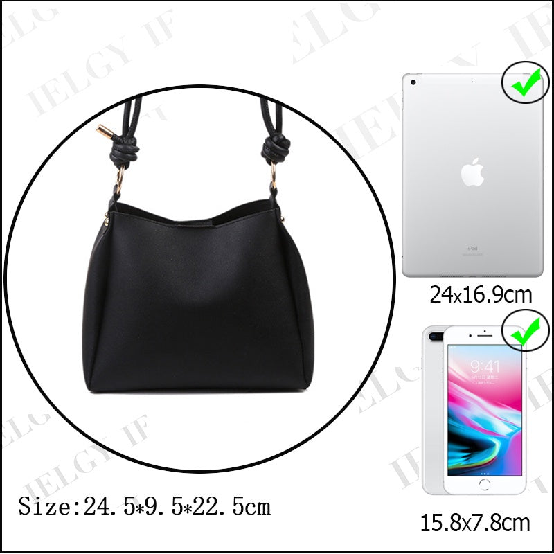 IELGY fashion small bag women retro small square bag