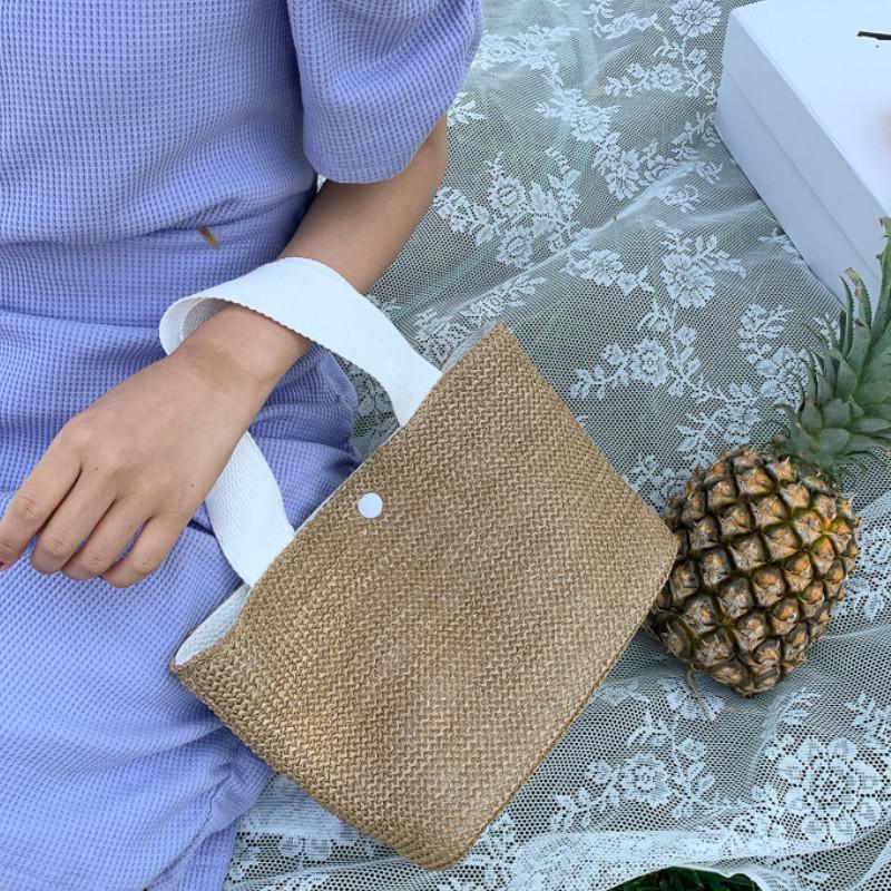 IELGY all-match handbag women straw woven bag