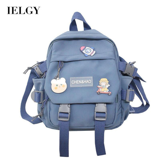 IELGY Mini Backpack Women's Fashion One Shoulder Messenger Bag All-match Multifunctional Small Backpack