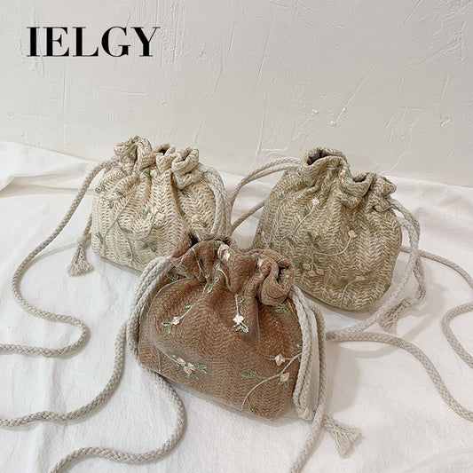 IELGY Messenger bag women's versatile ins fashion bucket bag trend