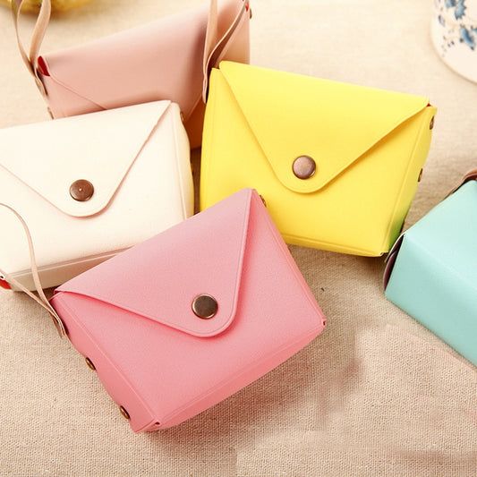 IELGY Small coin purse coin bag key bag Creative macarons hand bag