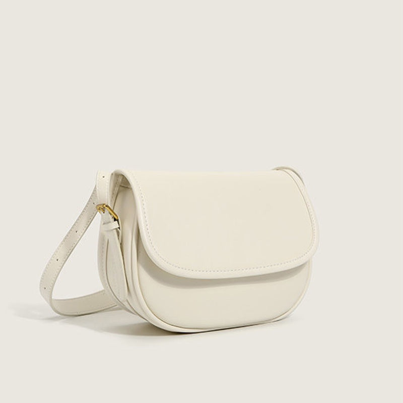 IELGY niche bag female solid color retro trendy ins fashion all-match single shoulder messenger