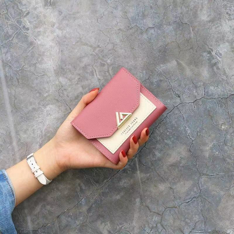 IELGY Korean version zero wallet student mini sweet and lovely short Ladies Wallet
