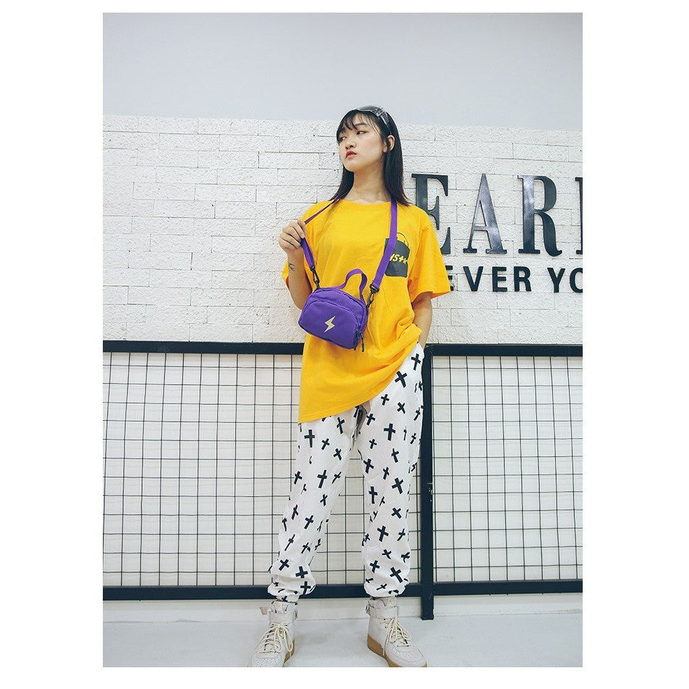 IELGY Fashion Street Lightning Packet Crossbody Bag