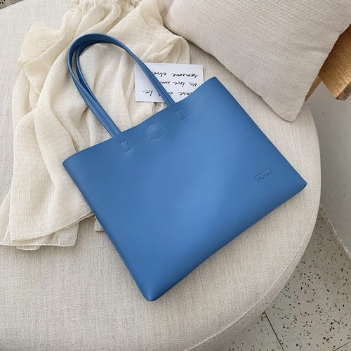IELGY High quality, foreign style, large capacity, simple Korean version single shoulder bag, Messenger carrying Tote Bag