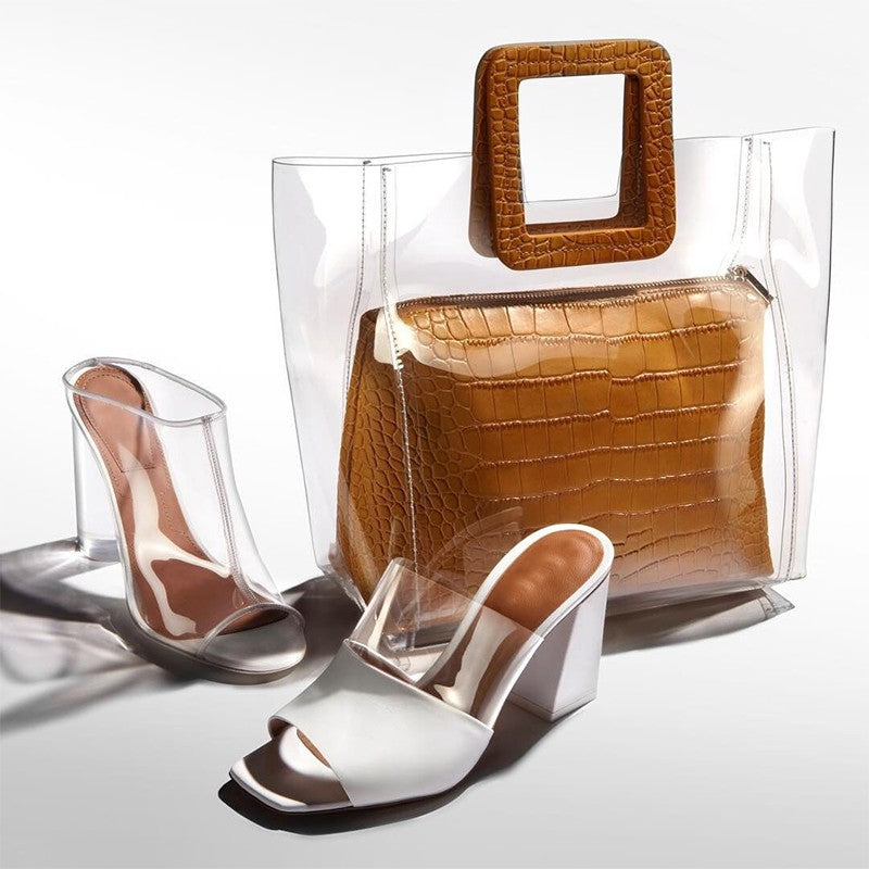 Pvc crocodile pattern mobile mother bag Tote bag