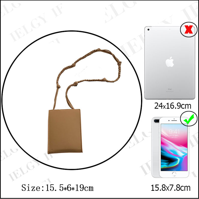 IELGY Diagonal Casual Simple Women's bag Korean version All-match Black Square Magnetic buckle One shoulder