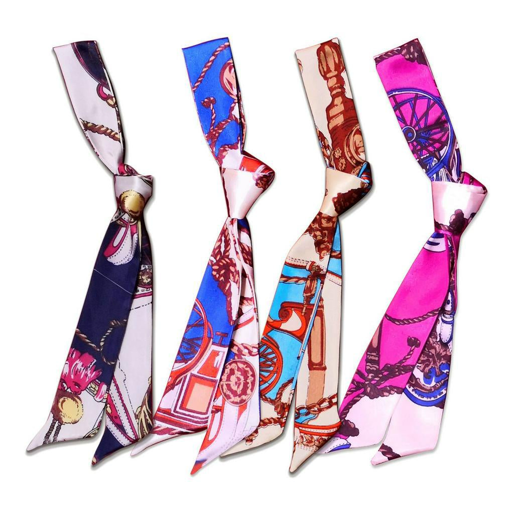 IELGY scarf tie bag handle scarf small ribbon decorative scarf with women