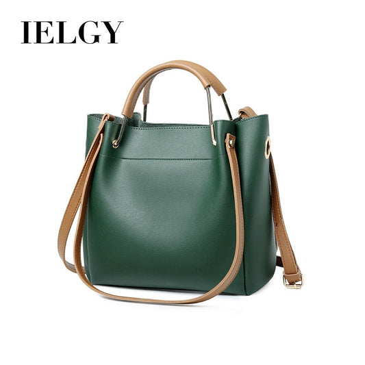 IELGY Bucket bag simple wild Messenger handbag big bag