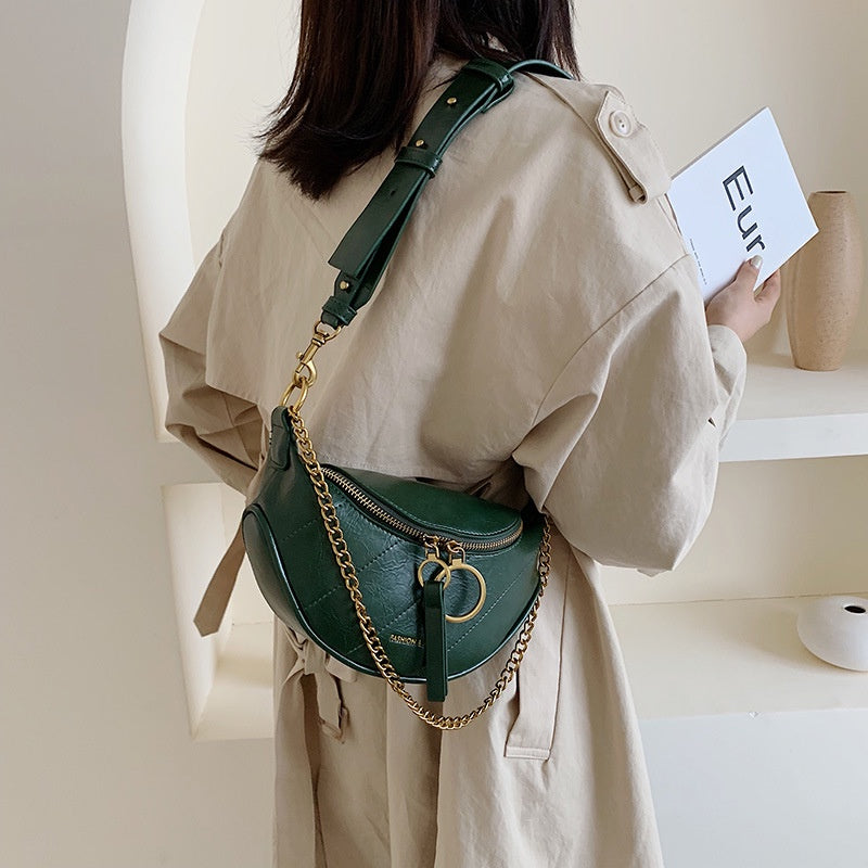 IELGY Korean waist bag ladies shoulder messenger bag chest bag fashion all-match bag
