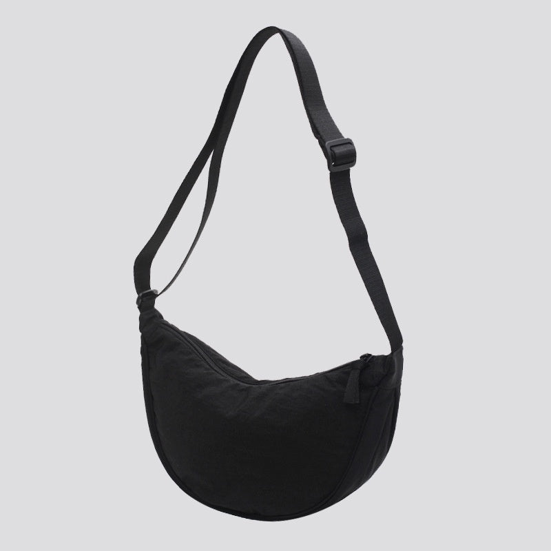 IELGY women's versatile adjustable messenger nylon dumpling Zipper bag