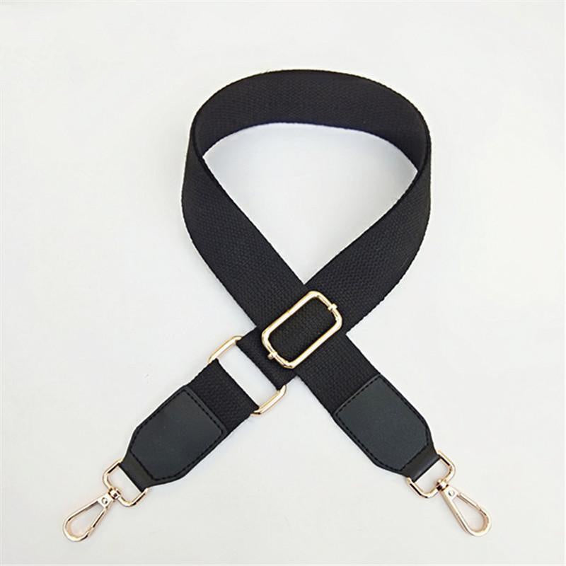 IELGY Fashion Solid Color Canvas Wide Shoulder Strap Accessories Adjustable All-match