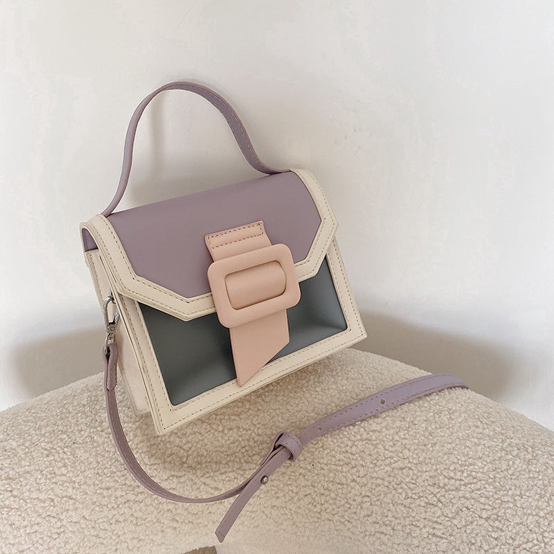 IELGY  Women's bag macaron transparent fruit bag one shoulder slung handbag