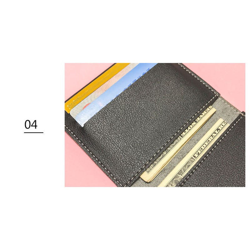 IELGY Small coin purse female zipper coin short paragraph slim wallet